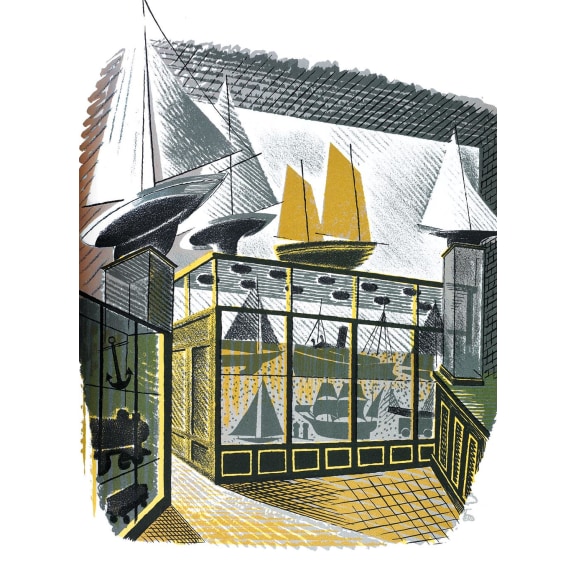 'Inside a Model Shop' by Eric Ravilious (V175) 