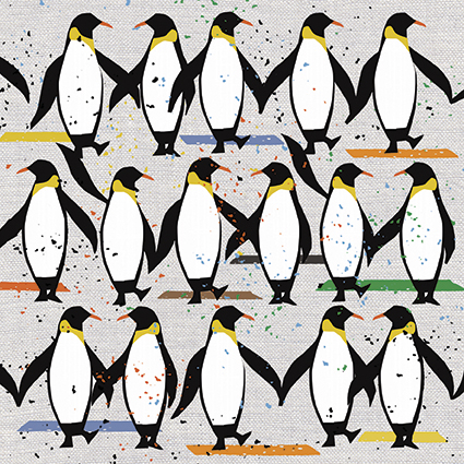 'Dancing Penguins' by Jenny Frean (C591) 
