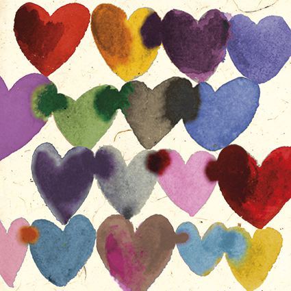 'Inky Hearts' by Jenny Frean (C596) 