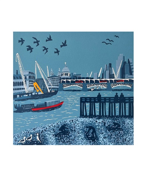 'The Thames from Gabriel's Wharf' by Jennie Ing (A115) NEW