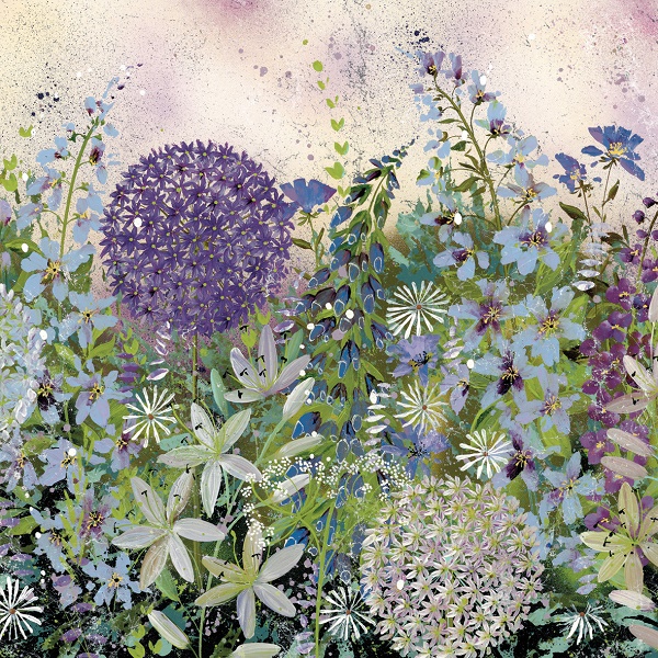 'Allium, Lily & Daisy' by Jane Morgan (D020)