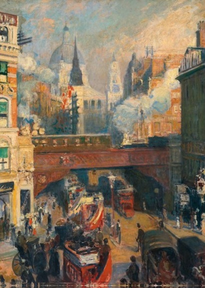 Ludgate Circus: Entrance to the City, c1910 by Jacques-Emile Blanche (1861 - 1942) (V214) The Tate Collection NEW