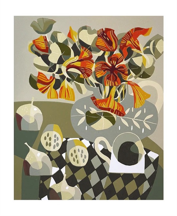 'Nasturtiums' by Jane Walker (A218) NEW