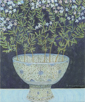 'Jasmine Flowers, Provence.  Turkish Bowl V & A Museum' by Leonard McComb (C245) *
