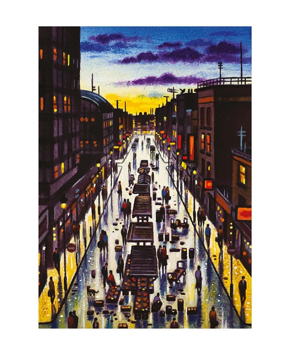 'Soho Street Market' by John Duffin (A244) NEW
