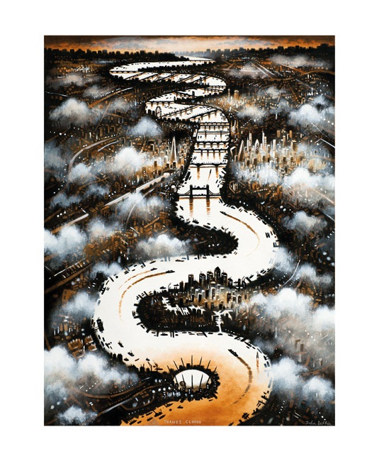 'Thames Clouds' by John Duffin (A804) d