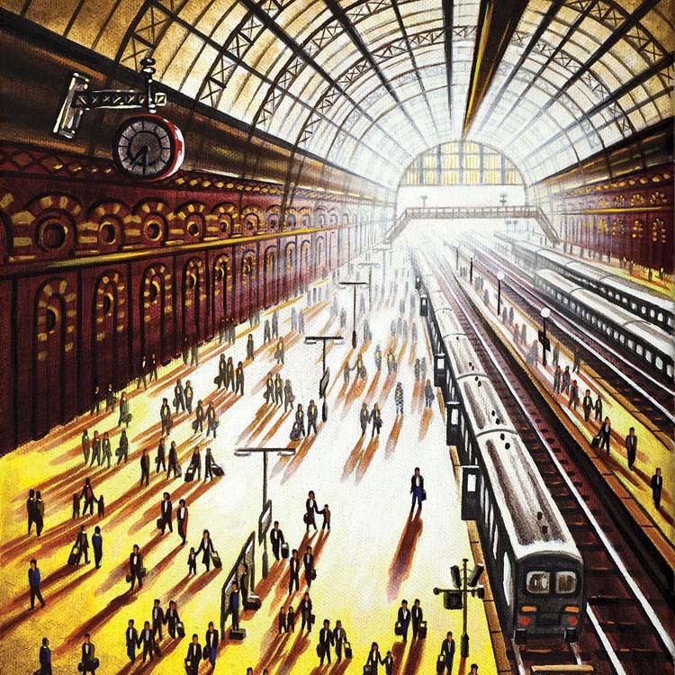'Arrival' (King's Cross St Pancras Station) by John Duffin (Q067)