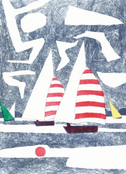 Spinnakers 1972 by Julian Trevelyan (1910 - 1988) (V194) The Tate Collection