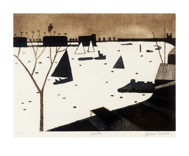 'Winter' 1974 by Julian Trevelyan RA (A782w) 