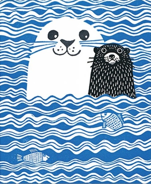 'Seal, Otter and Fish' by Kat Lendacka (T059) *