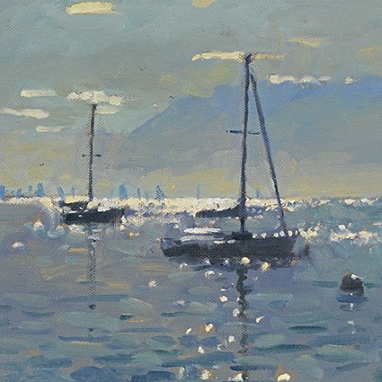 'Light Reflection, Ouchy' 2010 by Ken Howard OBE RA (C319) * 