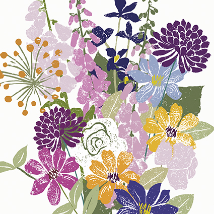 'Garden Posy' by Liza Saunders (C443) *