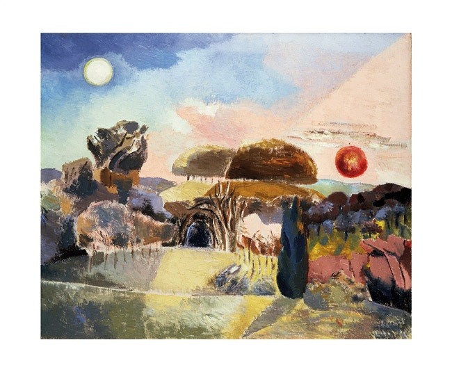 'Landscape of the Vernal Equinox' by Paul Nash 1889 - 1946 (A707) *
