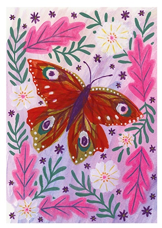 'Red Butterfly' by Lee Foster-Wilson (T151) NEW
