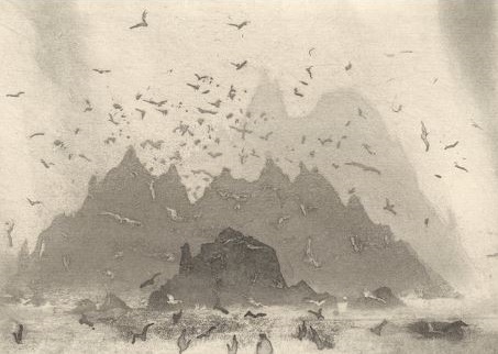 'Lemon Rock, Co. Kerry' 2006 by Norman Ackroyd CBE RA (C065) NEW
