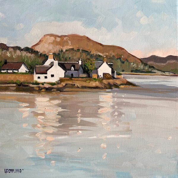 'Plockton Village' by Lin Pattullo (H237) 