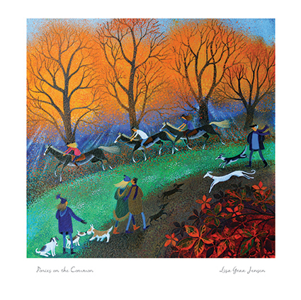 'Ponies on the Common' by Lisa Graa Jensen (J060) 