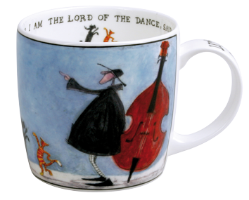 'Lord of the Dance' Mug by Sam Toft Was 13.00