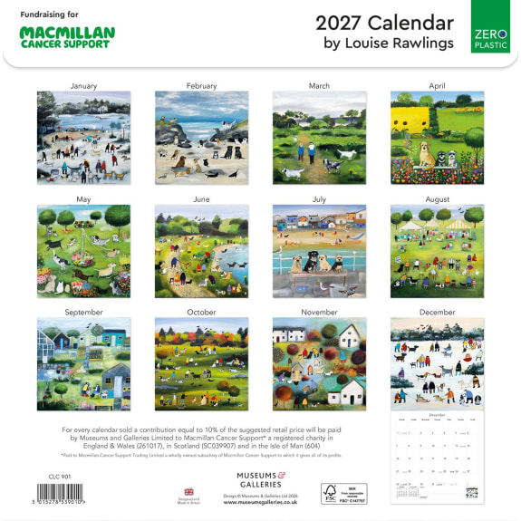 Louise Rawlings 2027 Calendar (Macmillan) (CAL16) Click image for calendar details