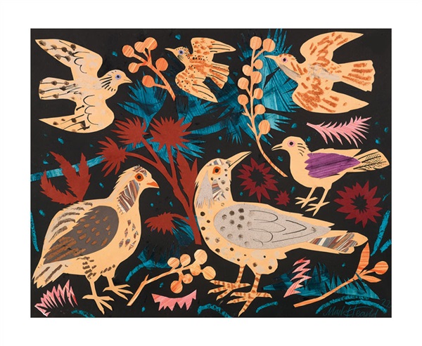 'Advent Birds' by Mark Hearld (A093) NEW