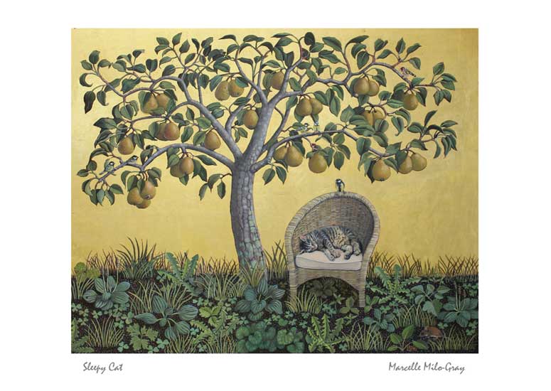 'Sleepy Cat' by Marcelle Milo-Gray (J071) NEW 