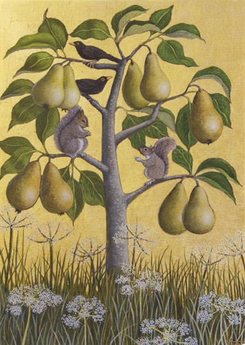 'Squirrels and Saxifrage' by Marcelle Milo-Gray (B346)