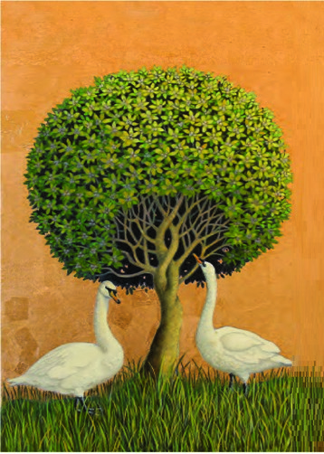 'Two Swans' by Marcelle Milo-Gray (B569)