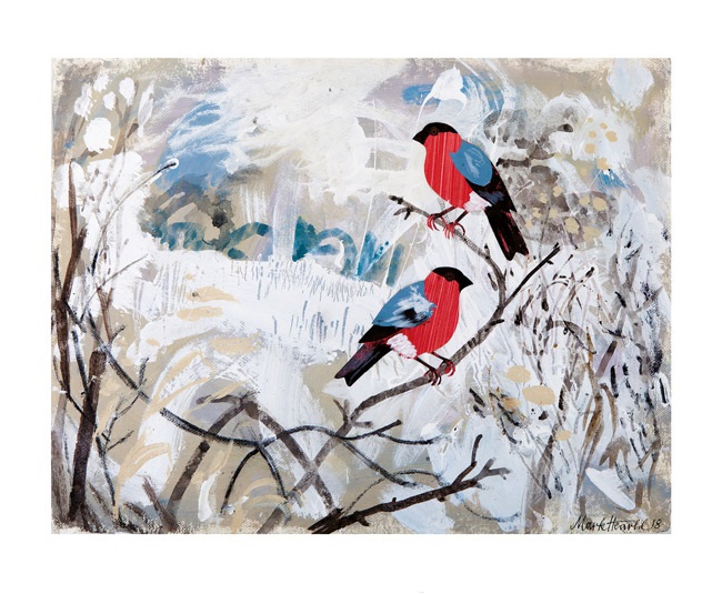 'Bullfinches' by Mark Hearld (A776w) 