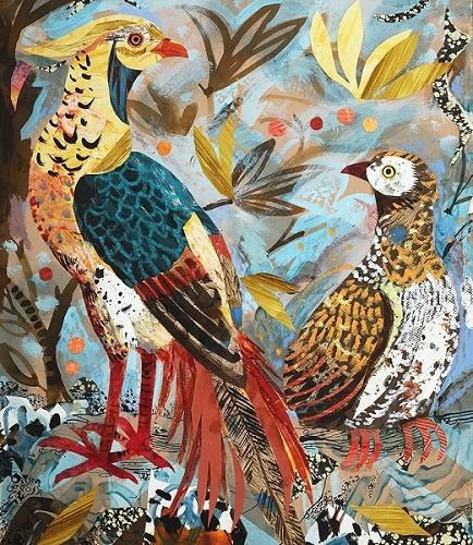 'Golden Pheasants' by Mark Hearld (B531) * 