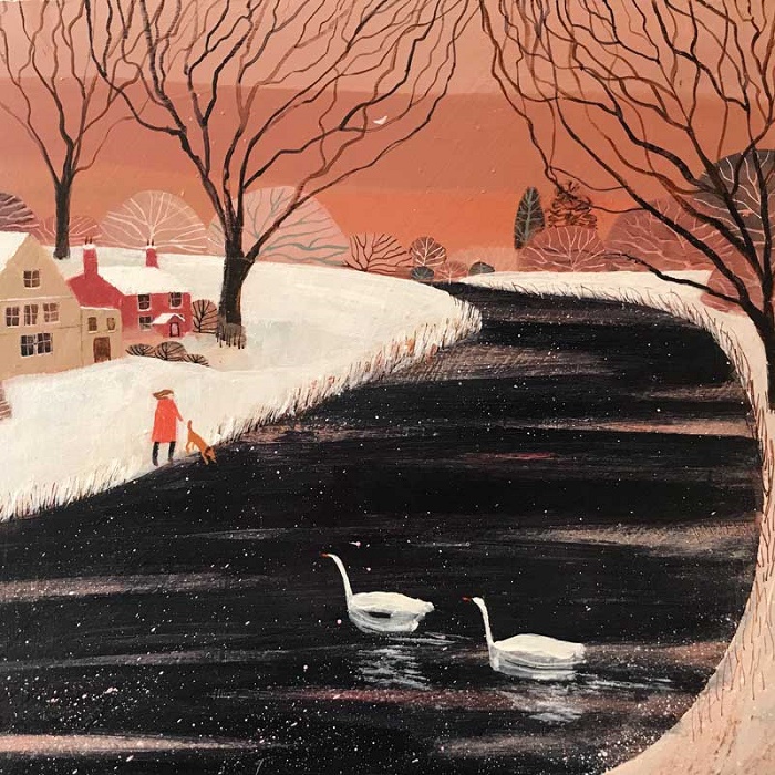 'Midwinter Walk' by Barbara Peirson (Q199) 