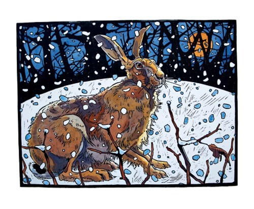 'Winter Hare' by Andrew Haslen (A064w)