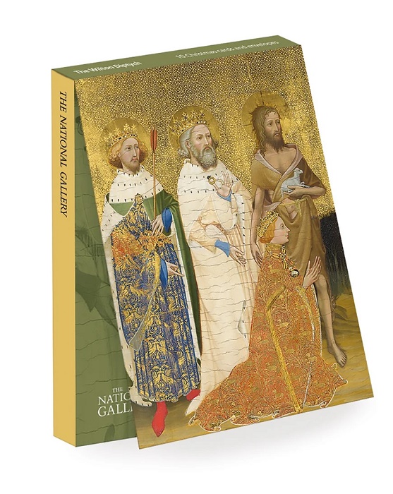 The Wilton Diptych c1935 (detail, left panel) (The National Gallery) (CX29) g3 (10 card wallet) NEW 