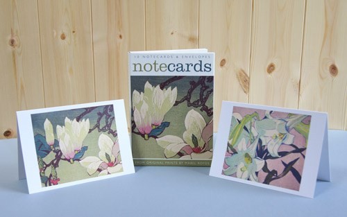 Mabel Royds Notelets (Magnolia / White Lilies) (AN027)