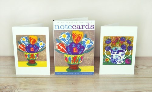 Matt Underwood Notelets (Love in a mist / Crocus Egg Cup) (AN029)