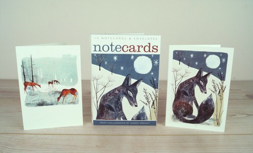 Gordy Wright Notelets (Midnight Fox / Woodland Clearing) (AN022w)