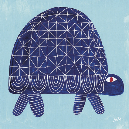'Blue Tortoise' by Nancy McKie (C648) 