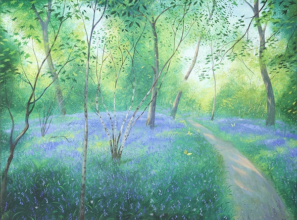 'Brimstone Butterflies in the Spring Woods' by Nicholas Hely Hutchinson (B592) 