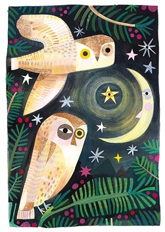 'Winter Owls' by Nikki Pontin (T122) NEW