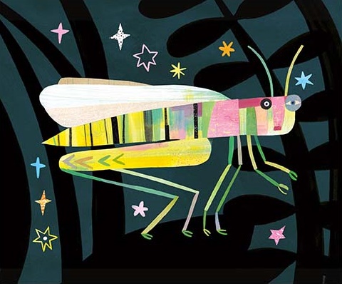'Large Marsh Grasshopper' by Nikki Pontin (T130) NEW