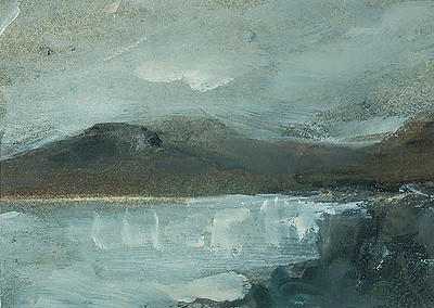  'North Wales Landscape' by John Knapp-Fisher (Print) signed