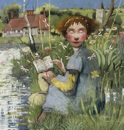  'On the Bank' by Richard Adams (Print)