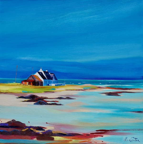'Beach Row and Barn, Tiree' by Pam Carter (H198) NEW