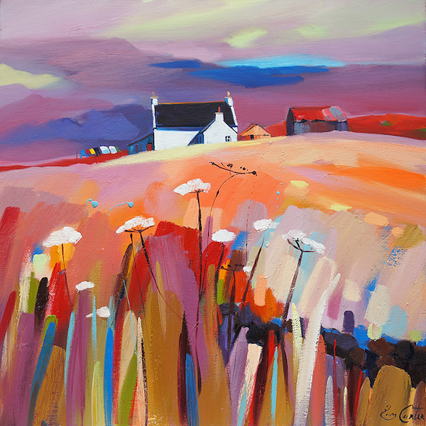 'Cluster on the Brae' by Pam Carter (H199) (lage card)