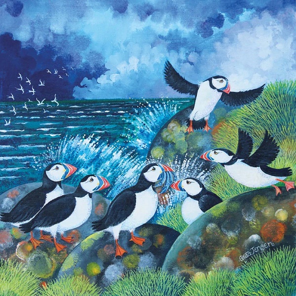 'Parrots of the Sea' by Lisa Graa Jensen RI (Q017) NEW