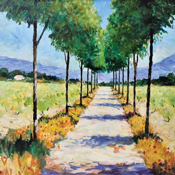 'Path Through Vines' by Marcel Gatteaux (Q173) *