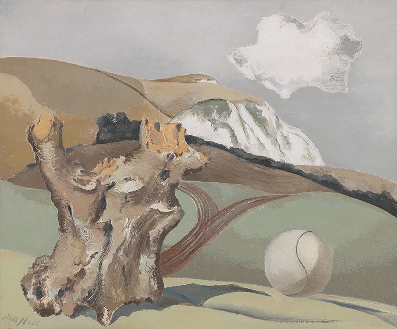'Event on the Downs' by Paul Nash (Print)