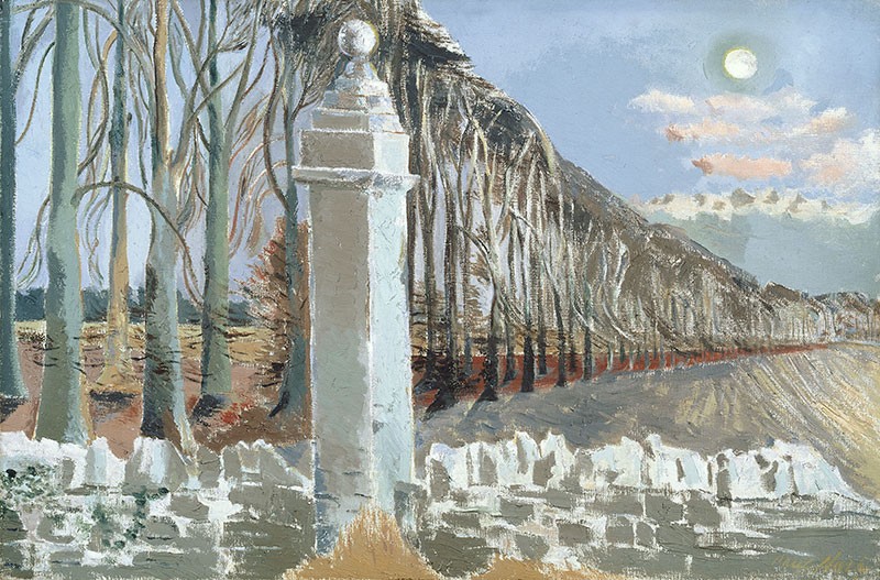 'Pillar and Moon' by Paul Nash (Print)