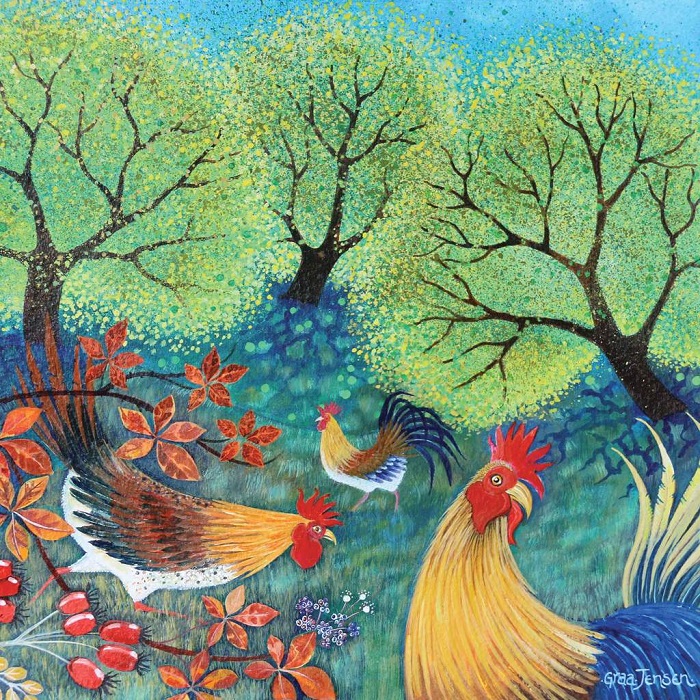 'Peeky Hen' by Lisa Graa Jensen RI (Q141)