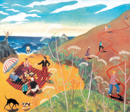 'Picnic on the Beach' by Lucy Raverat (B484) *