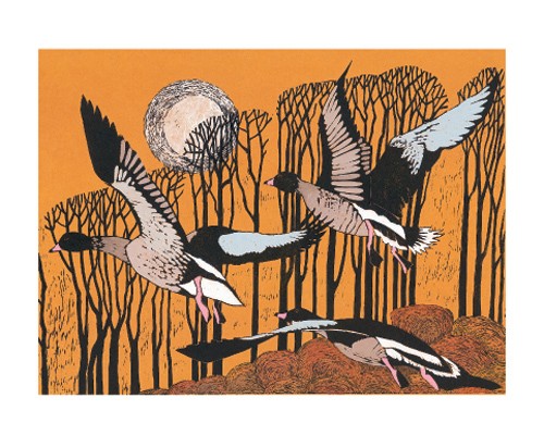 'Pinkfeet Rising' by Lisa Hooper (A047) *